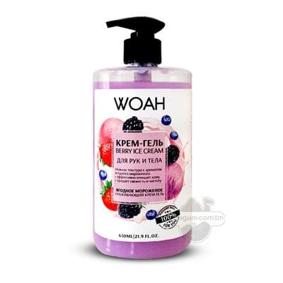 El we ten üçin krem-gel Woah "Tokaý miweleri", 650 ml