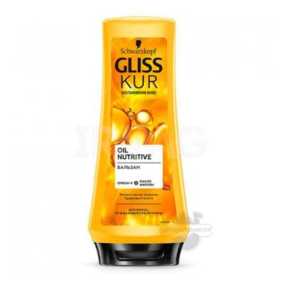 Бальзам GLISS KUR "Oil Nutritive" для длинных, секущихся волос, 200 мл