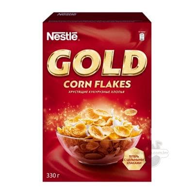 Taýyn ertirlik Nestle Gold "Corn Flakes", 330 gr