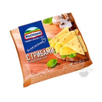 Плавленный Сыр Hochland "С грибами" 45%, 150 г