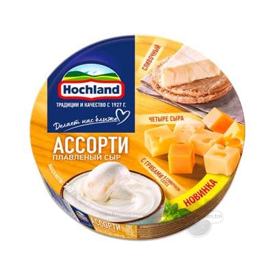 Ereme peýnir Hochland "Ассорти желтое" 50%, 140 gr