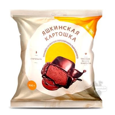 Шоколадные конфеты "Яшкинская картошка" с печеньем, 500 г