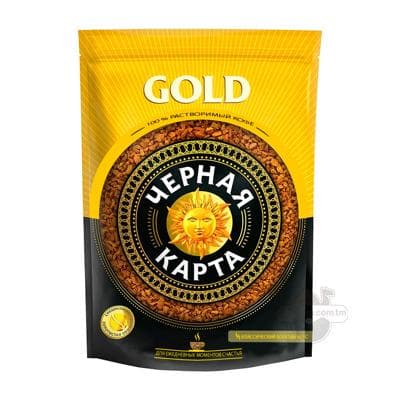 Kofe "Черная карта" Gold, paket gapda 75 gr