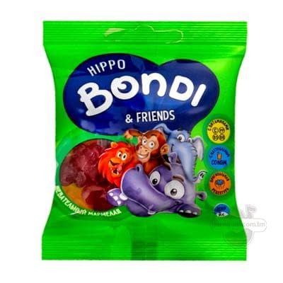 Çeýnelýän marmelad "Hippo Bondi & Friends", 30 gr