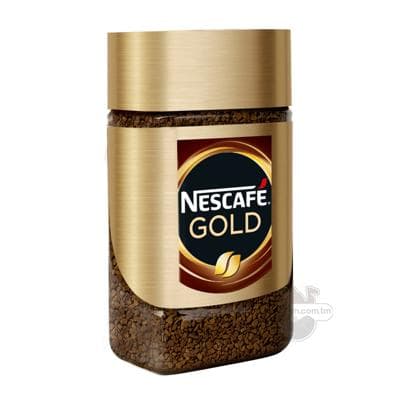 Kofe Nescafe Gold, çüýşe gapda 47.5 gr