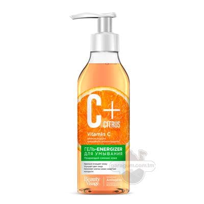 Ýüz ýuwmak üçin Gel-Energizer "C+ Citrus", 240 ml