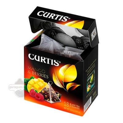 Gara çaý Curtis "Imbir we Mango", 1.7 gr (20 paket)
