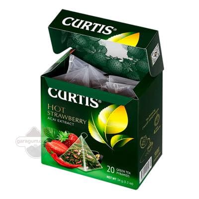 Gök çaý Curtis "Ajy ýertudana", 1.7 gr (20 sany)