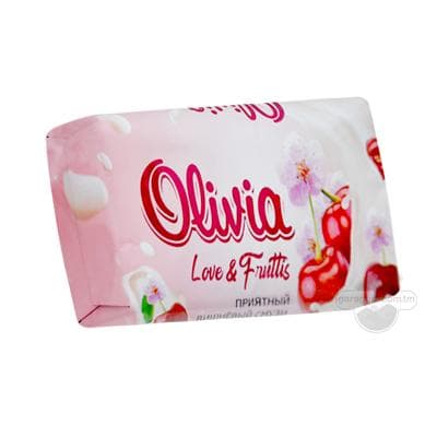 Туалетное мыло Olivia "Вишня", 140 г