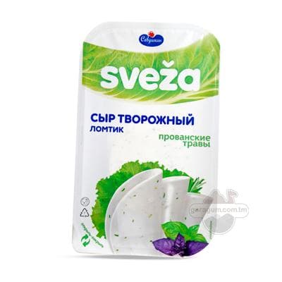 Dilimli peýnir doragly Sveža "Прованские травы", 150 gr