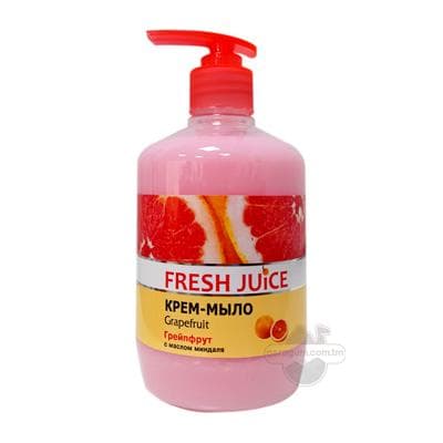 Крем мыло Fresh Juice "Грейпфрут" с маслом миндаля, 460 мл