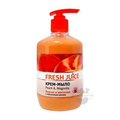 Krem sabyny Fresh Juice "Peach & Magnolia" şetdaly ýagy bilen, 460 ml