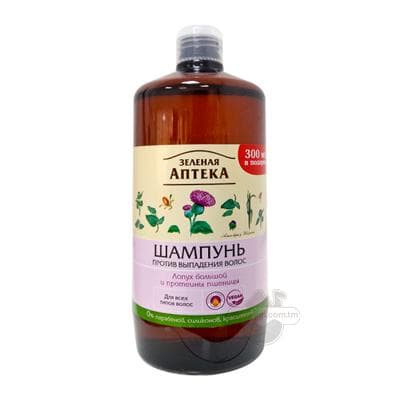 Şampun "Зеленая Аптека" protein belokly, 1000 ml