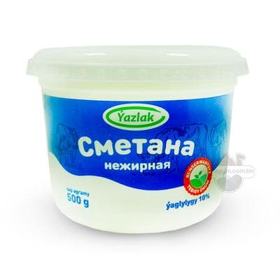 Сметана нежирное 10% 500г