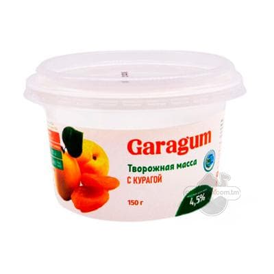 Творожная масса с курагой "Garagum" жирность 4.5%, 150 г