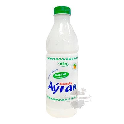 Klassiki aýran "Elin" narpyz hoşboý ysly, 1.5%, 900 ml