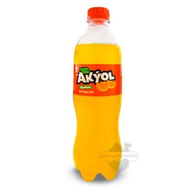 Gazlandyrylan içgi Ak ýol "Apelsin", 500 ml