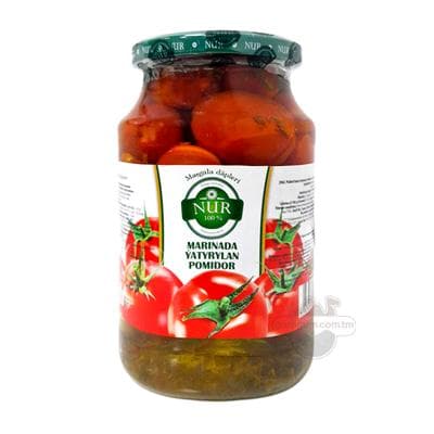 "Nur" marinada ýatyrylan pomidor, 900 gr