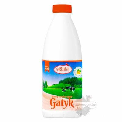 Uýadylan tagamly gatyk "Garpamyk" ýaglylygy 4%, 1 lt