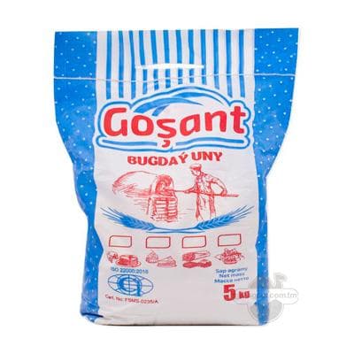 Bugdaý uny "Goşant" ýokary hilli, 5 kg