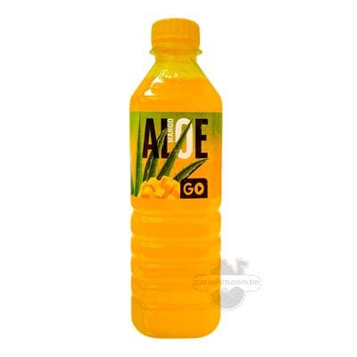 Alkagolsyz gazsyz içgi GO "Aloe-mango", 400 ml