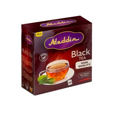 Черный чай с крупным листами"Aladdin" в пакетиках, 20 шт, 34 г