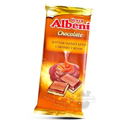 Шоколад Ülker "Albeni", карамельный крем, 85 г