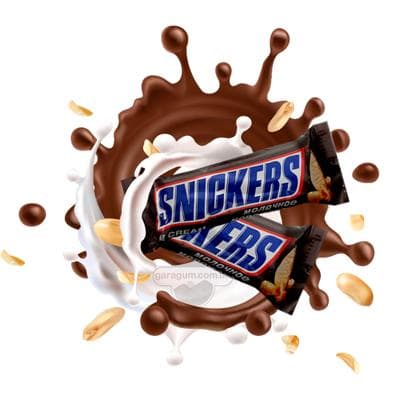 Мороженное "SNICKERS" молочное с карамелью и арахисом в глазури, 48 г