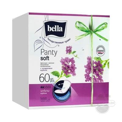 Прокладки ежедневные Bella Panty soft Daily с экстрактом вербены, 2 капель, 60 шт