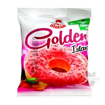 Keks ponçik Istaram "Golden" şetdaly tagamly, 55 gr