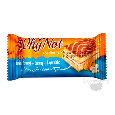 Keks Adrin "WhyNot" krem gatlakly, banan tagamly huruşly, 30 gr