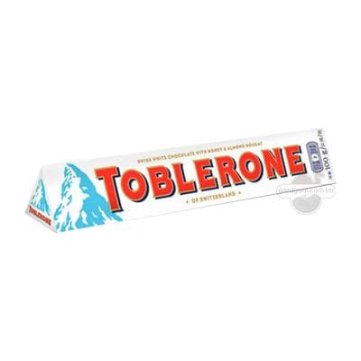 Шоколад белый швейцарский Mondelēz "Toblerone" с медом и миндальной нугой, 100 г