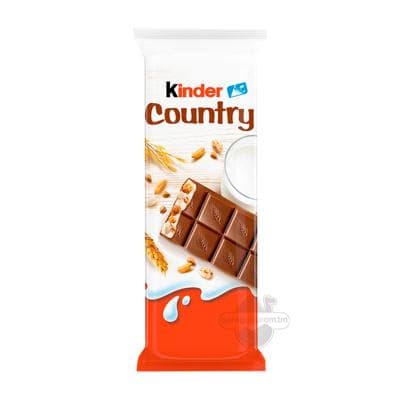 Kinder "Country" молочный шоколад со злаками, 30 г