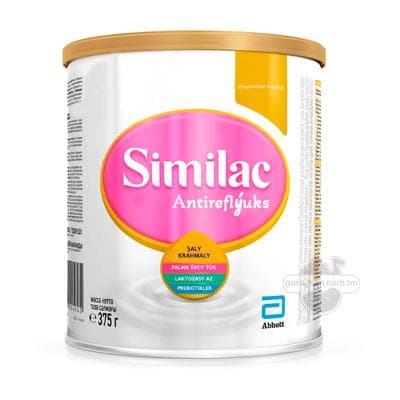 Çaga süýt iýmiti Similac Antireflýuks, doglandan başlap, 375 gr