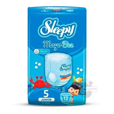 Sleepy Mayo Bez arlygy Junior 5, 11-18 kg, 12 sany