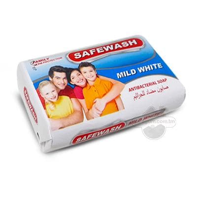 Antibakterial sabyn Safewash "Mild White", 60 gr