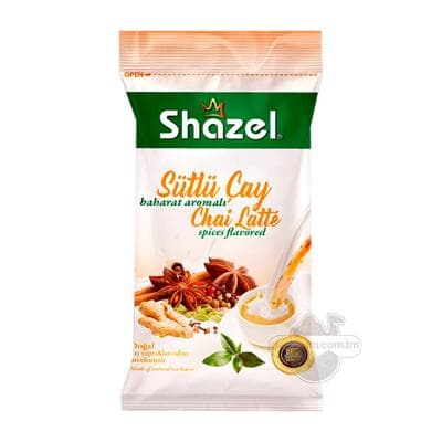 Süýtli çaý Shazel "Latte" baharatly, 19 gr