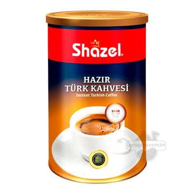 Şekersiz ereýän türk kofesi "Shazel" 250 gr