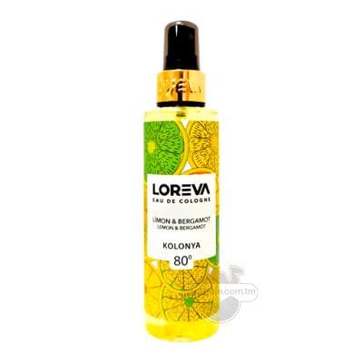 Kolonýa Loreva "Limon & Bergamot" 80°, 150 ml