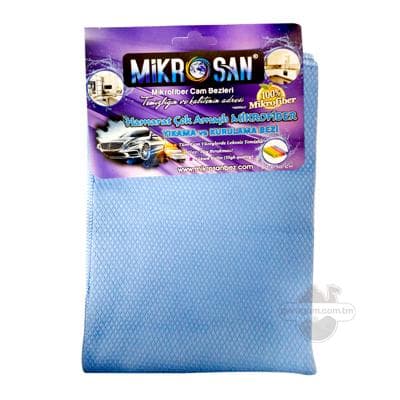 Tämizlik üçin mikrofiber uniwersal salfetka "Mikrosan" 1 sany (50*70 sm)