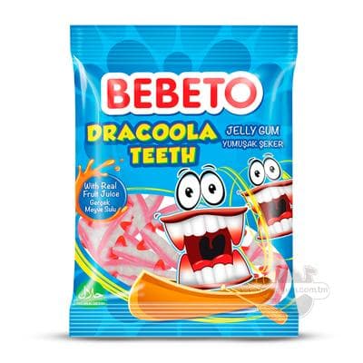 Çeýnelýän marmelad Bebeto "Teethos", 35gr