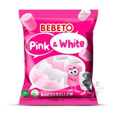 Zefir Bebeto "Pink&White", 60gr