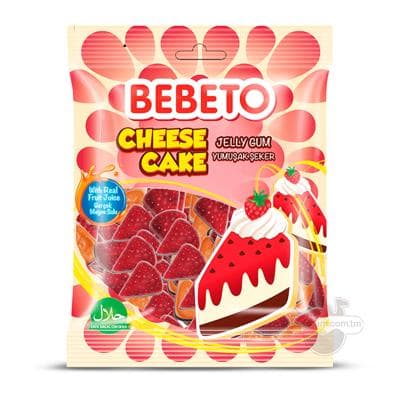 Çeýnelän marmelad Bebeto "Big Cheesecake", 80 gr