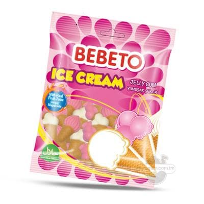 Çeýnelýän marmelad Bebeto "Ice cream", 175gr