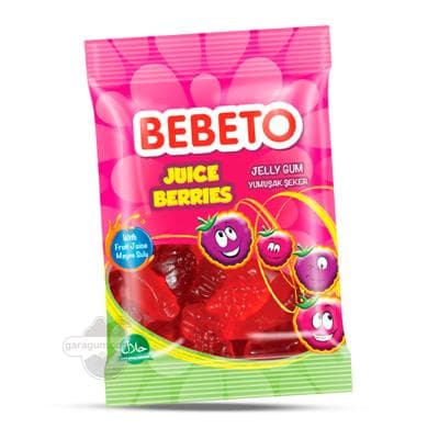 Çeýnelýän marmelad Bebeto "Juice berries", 35gr