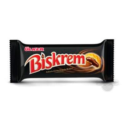 Печенье с начинкой какао крема Ülker "Biskrem" 40 г