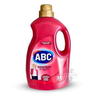 Suwuk kir ýuwujy serişde "ABC" dürli eşikler üçin, 3 l