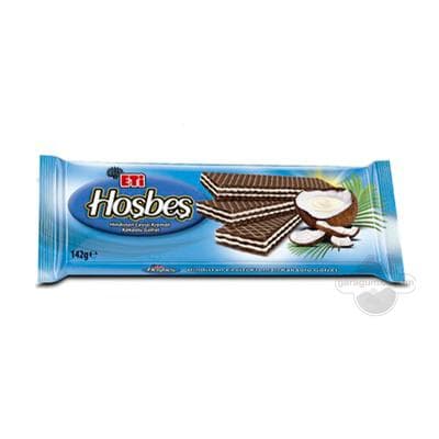 Kokos kremi we kakaoly wafli Eti "Hoşbeş" 142 gr