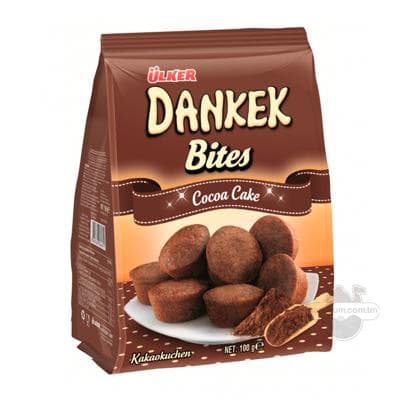 Ülker Dankek Bites kakao tagamly kekslar, 100 gr