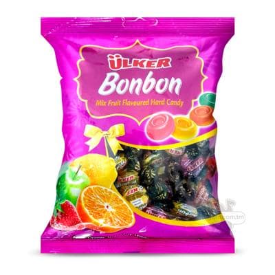 Ülker "Bonbon" garyşyk miwe tagamly gaty süyjiler 225 gr